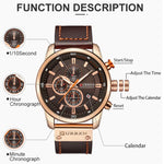 CURREN Chronograph Masculino