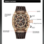 NAVIFORCE Clear Case Chronograph